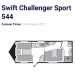 Swift Challenger Sport 544 2012 touring caravan Image